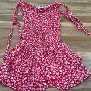 BARELY WORN FLORAL MINI DRESS